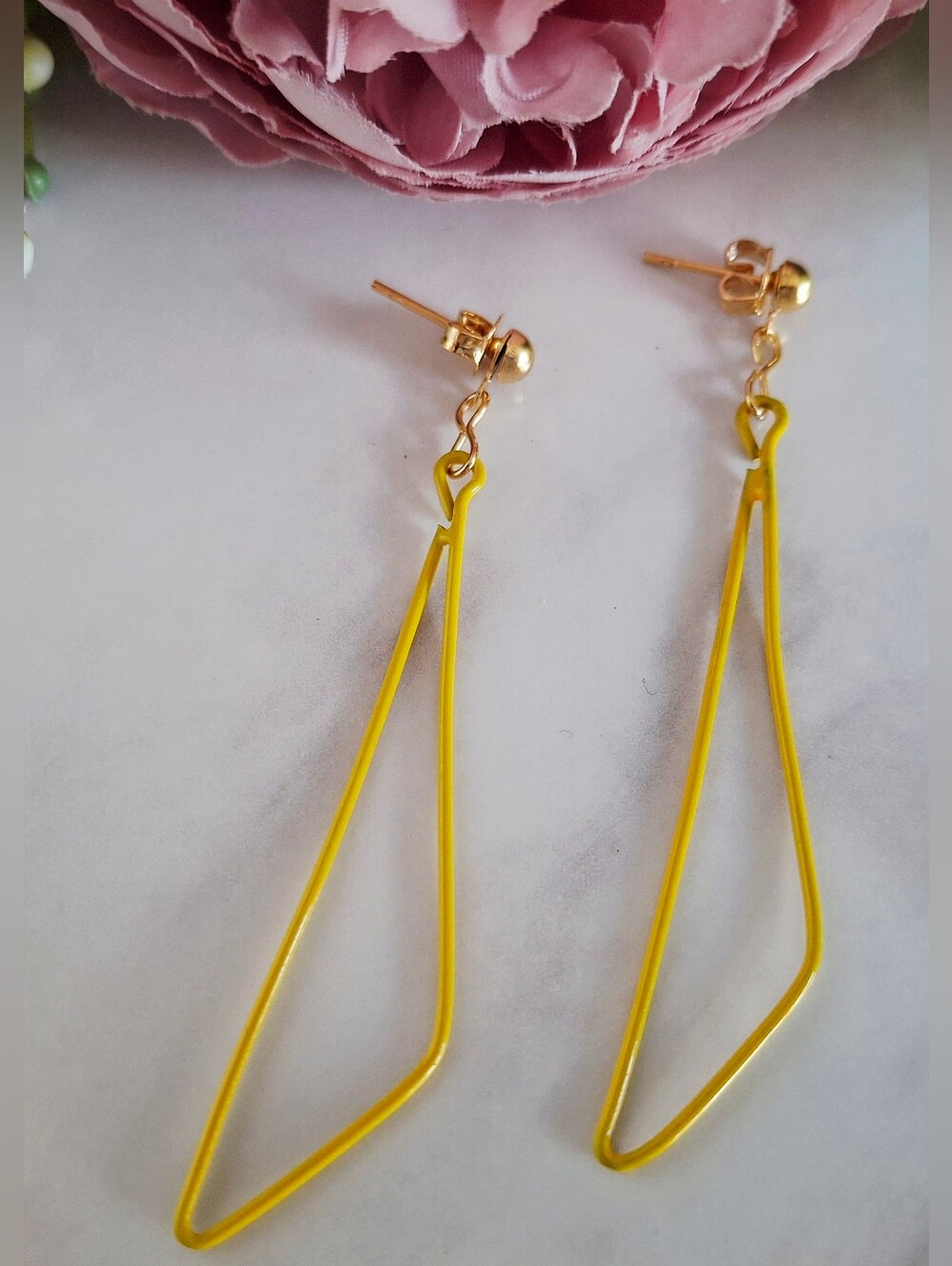 Vintage 80s ✨️🔽Minimalist Geometric Earrings